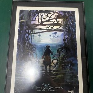 Disney Blue and Black Art Poster Collection